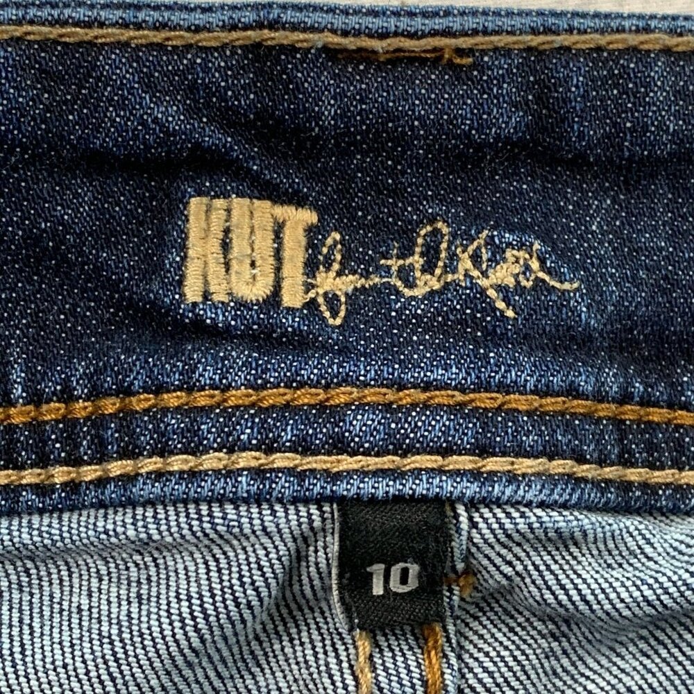 Kut from the Kloth Jean Capri 10 Mid Rise Cuffed 25" Inseam - Picture 9 of 12
